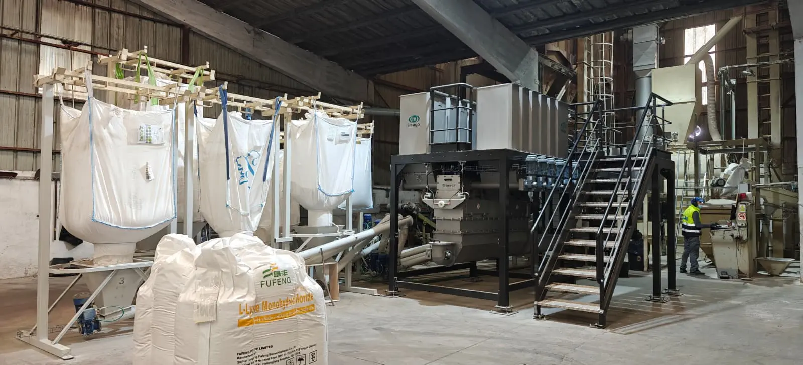 Sala de control de una fábrica de producción